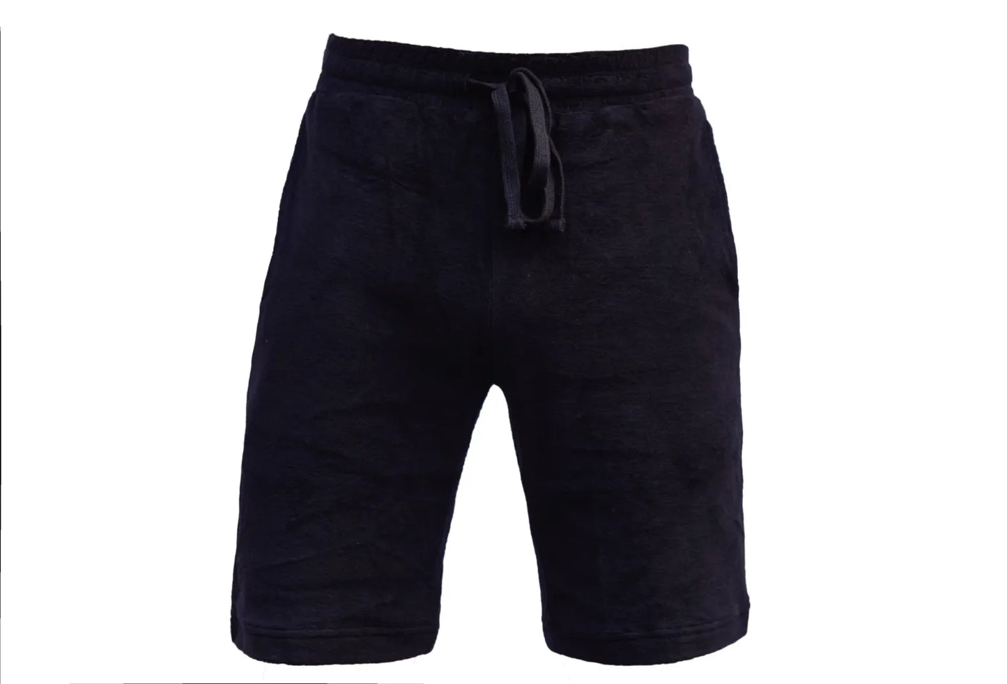 SVARTA SHORTS I BOMULLSFROTTÉ - SPUGNA DI COTONE
