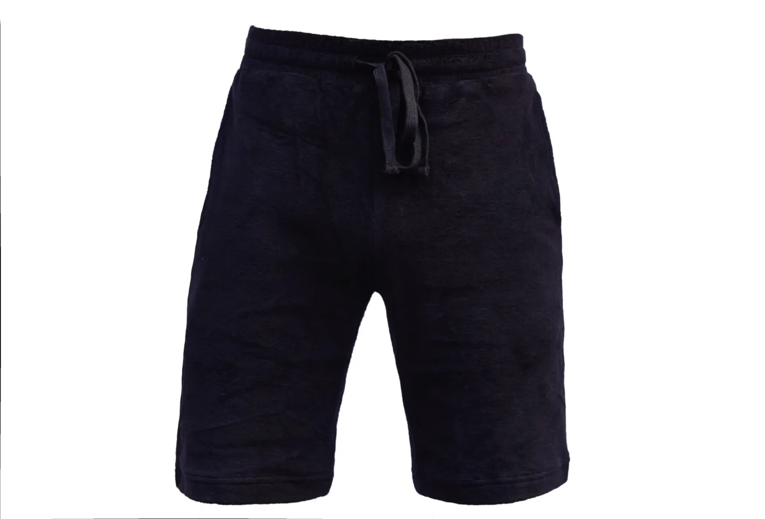 SVARTA SHORTS I BOMULLSFROTTÉ - SPUGNA DI COTONE